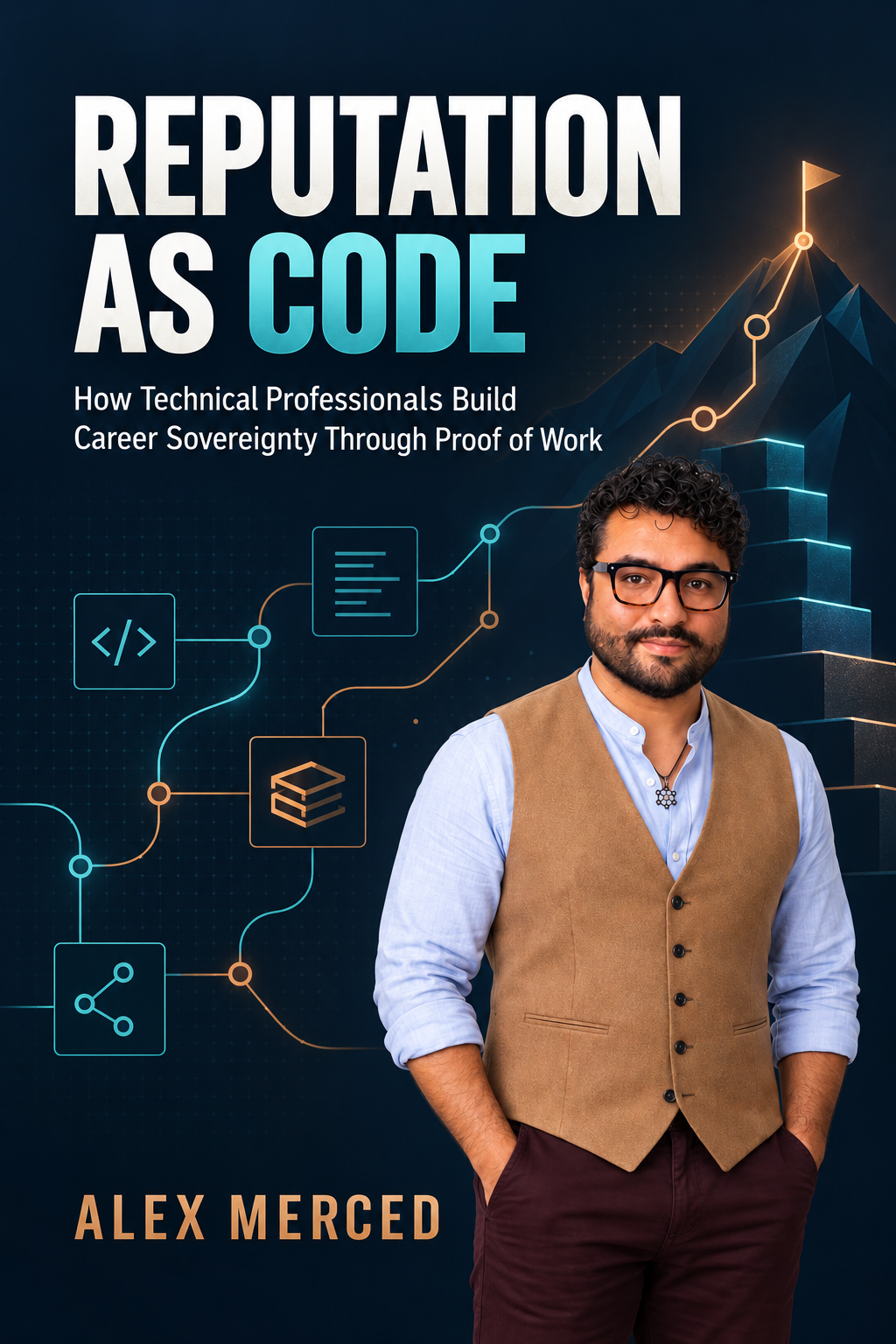 Reputation as Code book cover by Alex Merced